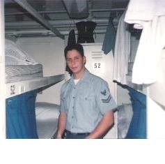 Gerard Sprinitis during U.S. Navy service